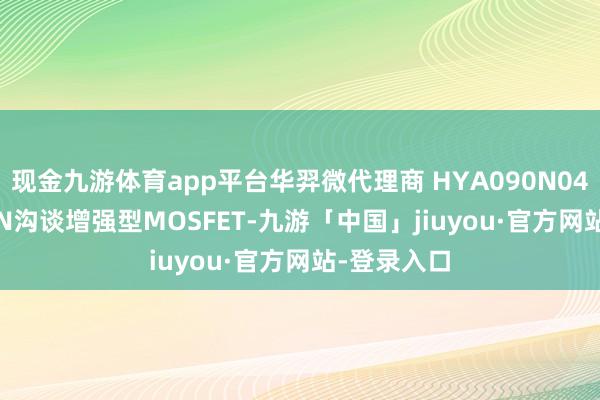 现金九游体育app平台华羿微代理商 HYA090N04NS1C2 单N沟谈增强型MOSFET-九游「中国」jiuyou·官方网站-登录入口